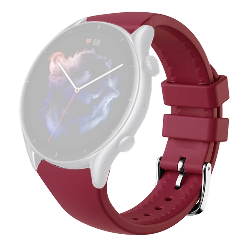 Huami Amazfti GTR 4 / GTR 3 / GTR 3 Pro / Huawei Watch GT 3 42mm 46mm Watch Strap 22mm Flexible Bands Replacement - Retro White