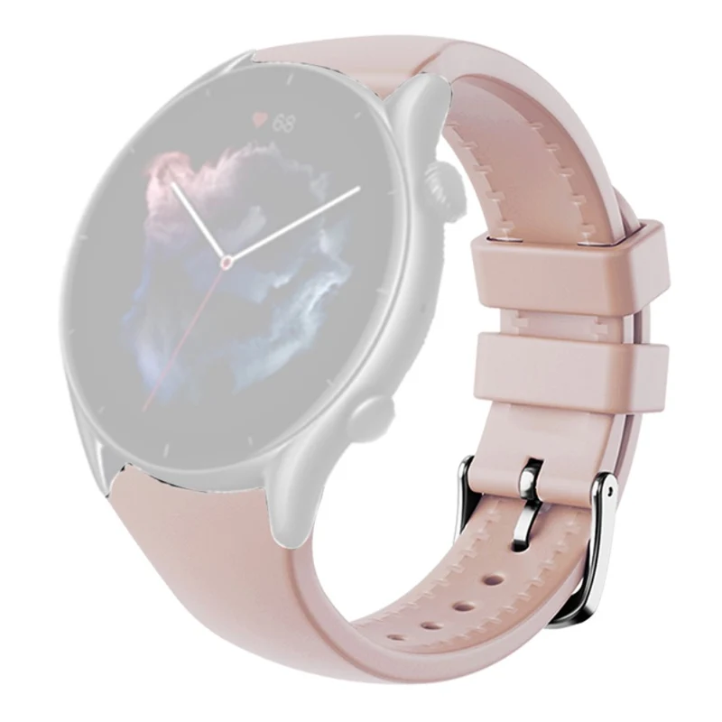 Huami Amazfti GTR 4 / GTR 3 / GTR 3 Pro / Huawei Watch GT 3 42mm 46mm Watch Strap 22mm Flexible Bands Replacement - Retro White