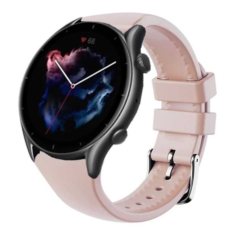 Huami Amazfti GTR 4 / GTR 3 / GTR 3 Pro / Huawei Watch GT 3 42mm 46mm Watch Strap 22mm Flexible Bands Replacement - Retro White