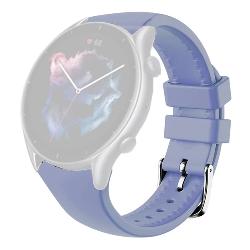 Huami Amazfti GTR 4 / GTR 3 / GTR 3 Pro / Huawei Watch GT 3 42mm 46mm Watch Strap 22mm Flexible Bands Replacement - Retro White