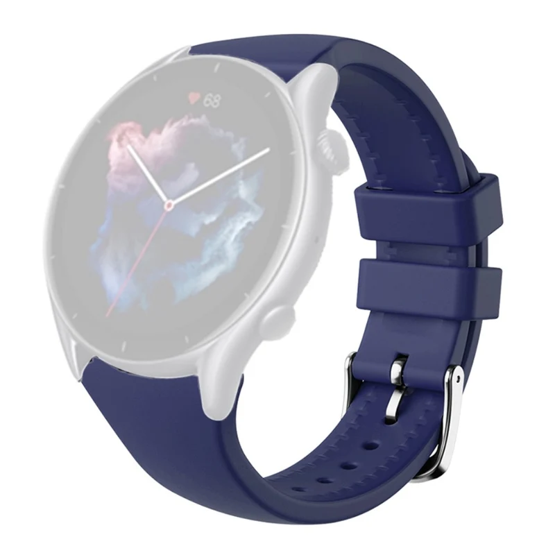 Huami Amazfti GTR 4 / GTR 3 / GTR 3 Pro / Huawei Watch GT 3 42mm 46mm Watch Strap 22mm Flexible Bands Replacement - Retro White