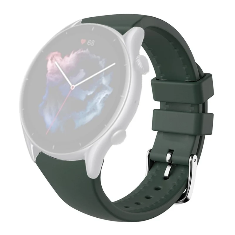 Huami Amazfti GTR 4 / GTR 3 / GTR 3 Pro / Huawei Watch GT 3 42mm 46mm Watch Strap 22mm Flexible Bands Replacement - Retro White
