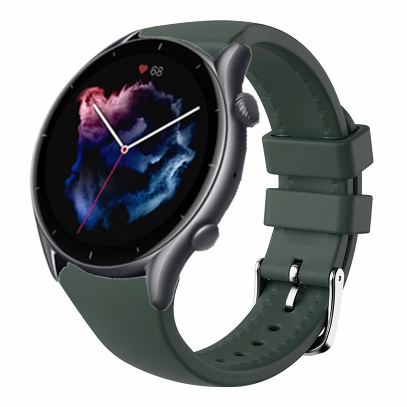 Huami Amazfti GTR 4 / GTR 3 / GTR 3 Pro / Huawei Watch GT 3 42mm 46mm Watch Strap 22mm Flexible Bands Replacement - Retro White
