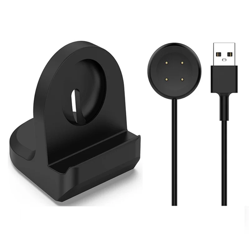 Google Pixel Watch 2 Silicone Charger Holder with USB Charging Cable Anti-Slip Smart Watch Charger