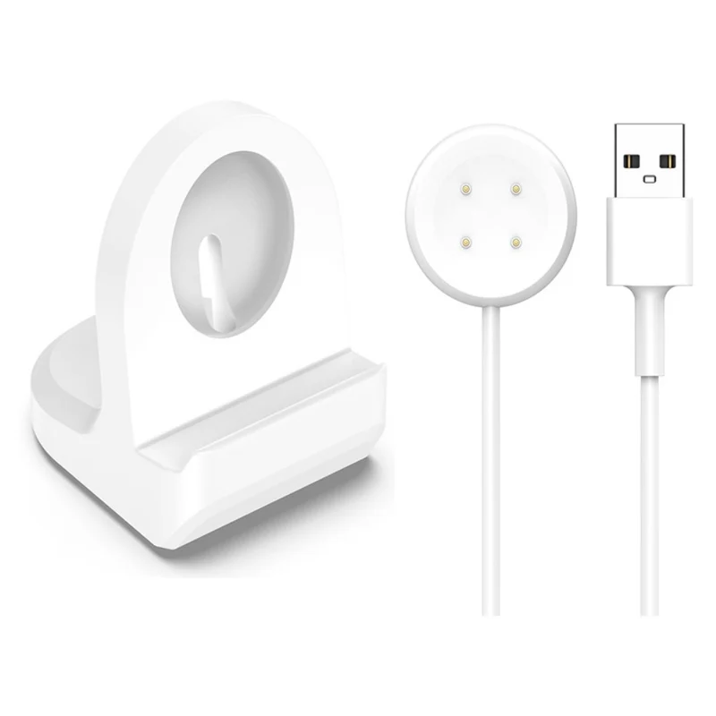 Google Pixel Watch 2 Silicone Charger Holder with USB Charging Cable Anti-Slip Smart Watch Charger
