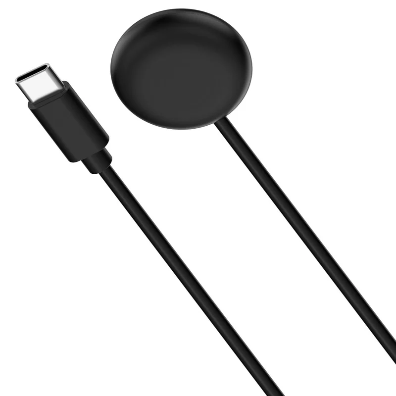 100cm Portable Charging Dock Google Pixel Watch 2 Charger Magnetic Charging Cable - Black / Type-C Interface / Type-C Interface