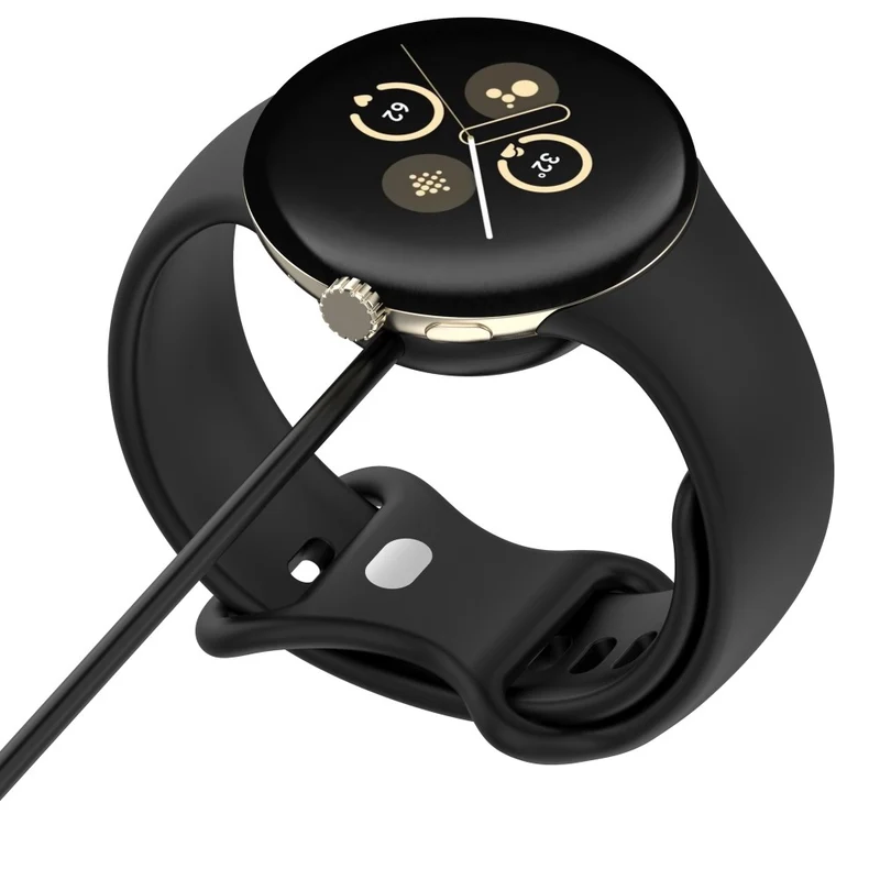 100cm Portable Charging Dock Google Pixel Watch 2 Charger Magnetic Charging Cable - Black / Type-C Interface / Type-C Interface