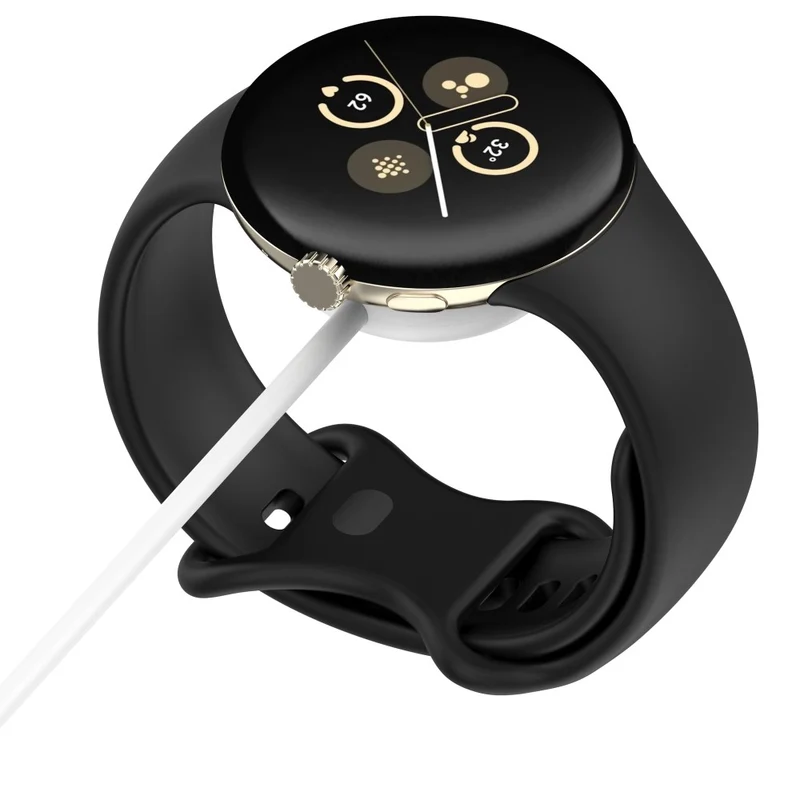 100cm Portable Charging Dock Google Pixel Watch 2 Charger Magnetic Charging Cable - Black / Type-C Interface / Type-C Interface