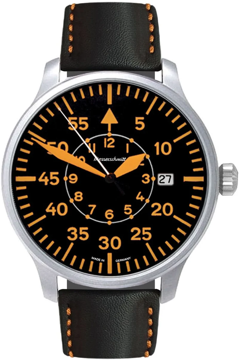Messerschmitt Pilot ME-420PL Herrenuhr • Historisches Flieger-Design • Made in Germany