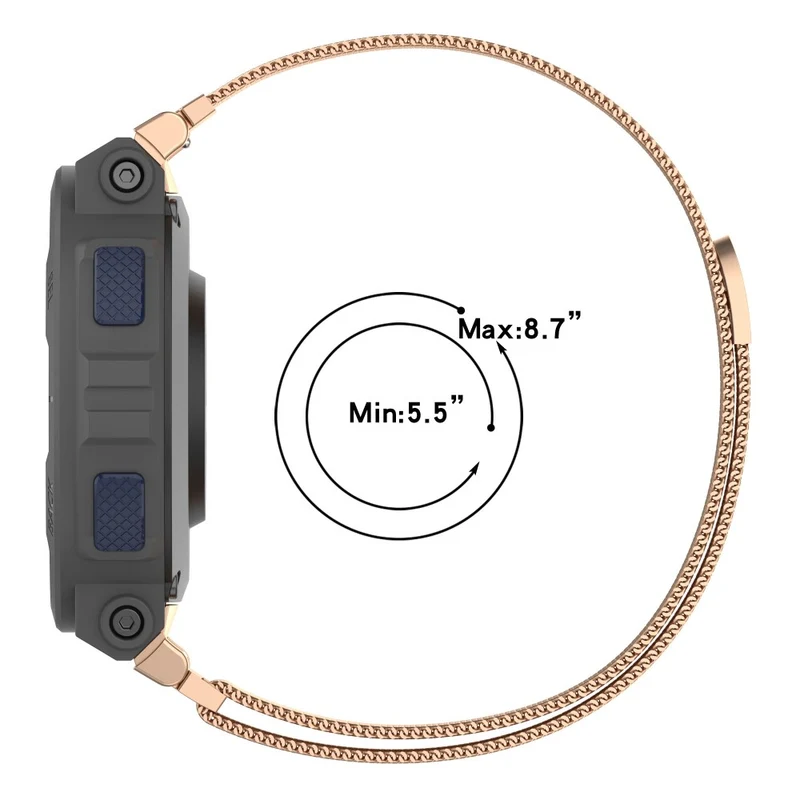 Huami Amazfit Active Edge A2212 Magnetic Metal Milanese Watch Strap