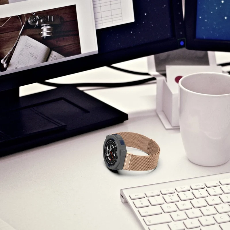 Huami Amazfit Active Edge A2212 Magnetic Metal Milanese Watch Strap