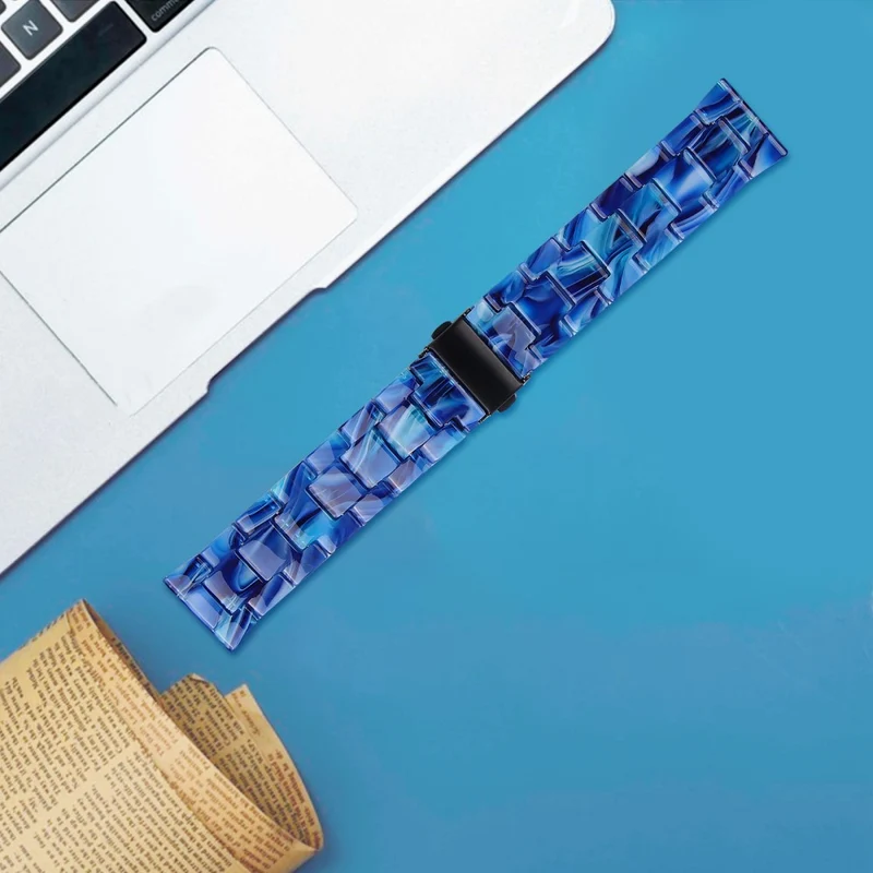 Waterproof Strap AGPTEK LW31 Replacement Resin Watch Band - Chocolate