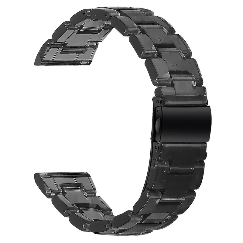 Waterproof Strap AGPTEK LW31 Replacement Resin Watch Band - Chocolate