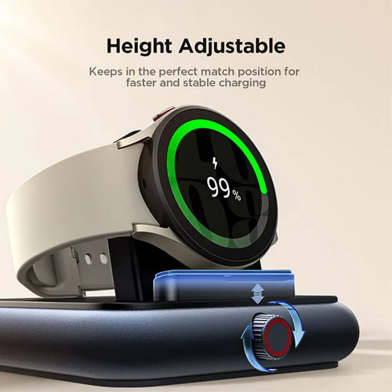 JOYROOM JR-WQW03 Magnetic Wireless Watch Charger for iWatch Adjustable Charger with Nightstand Mode