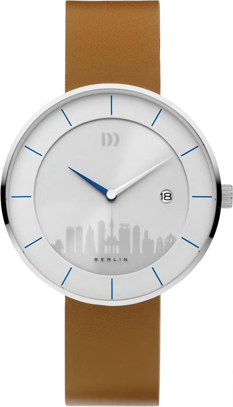 Danish Design Stainless Steel 3314657 Herrenuhr • Skandinavischer Minimalismus • Nachhaltiger Solar-Antrieb