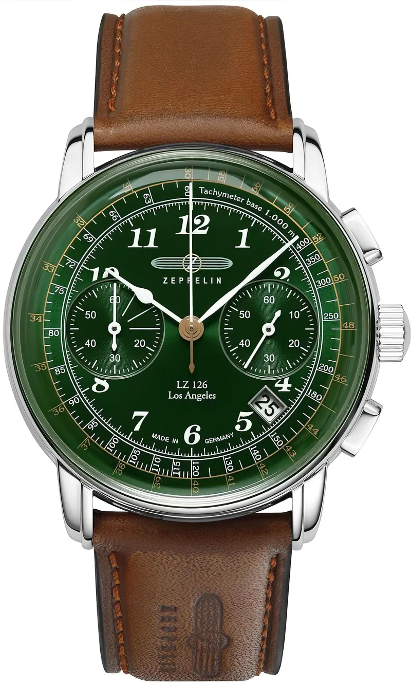 Zeppelin LZ 126 Los Angeles 7614-4 Herrenuhr • Made in Germany • Chronograph