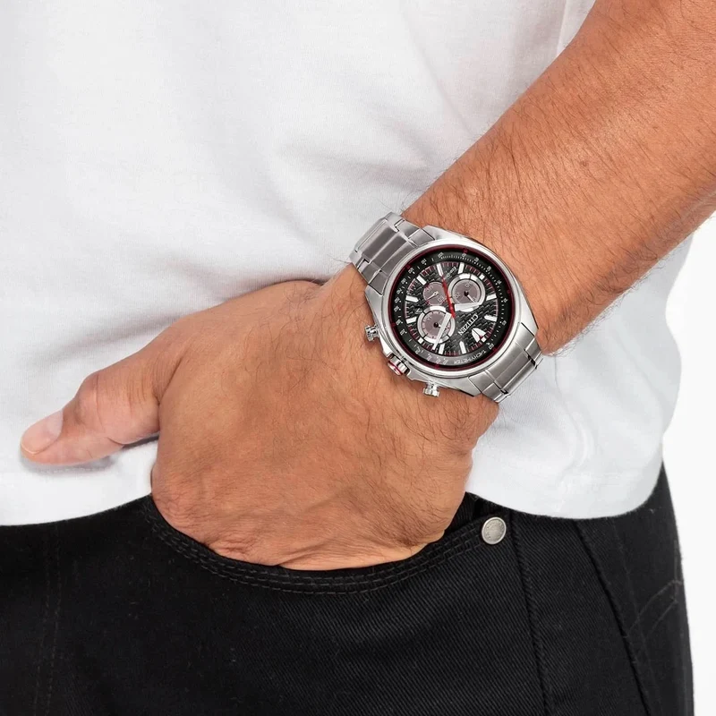 Citizen CA4561-89E Herrenuhr • Eco-Drive Antrieb • Chronograph