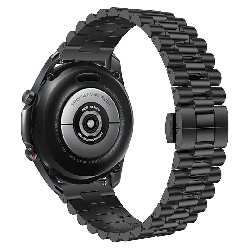 Samsung Galaxy Watch 6 Classic 47 mm Stahlarmband Präsidentschaft (schwarz)