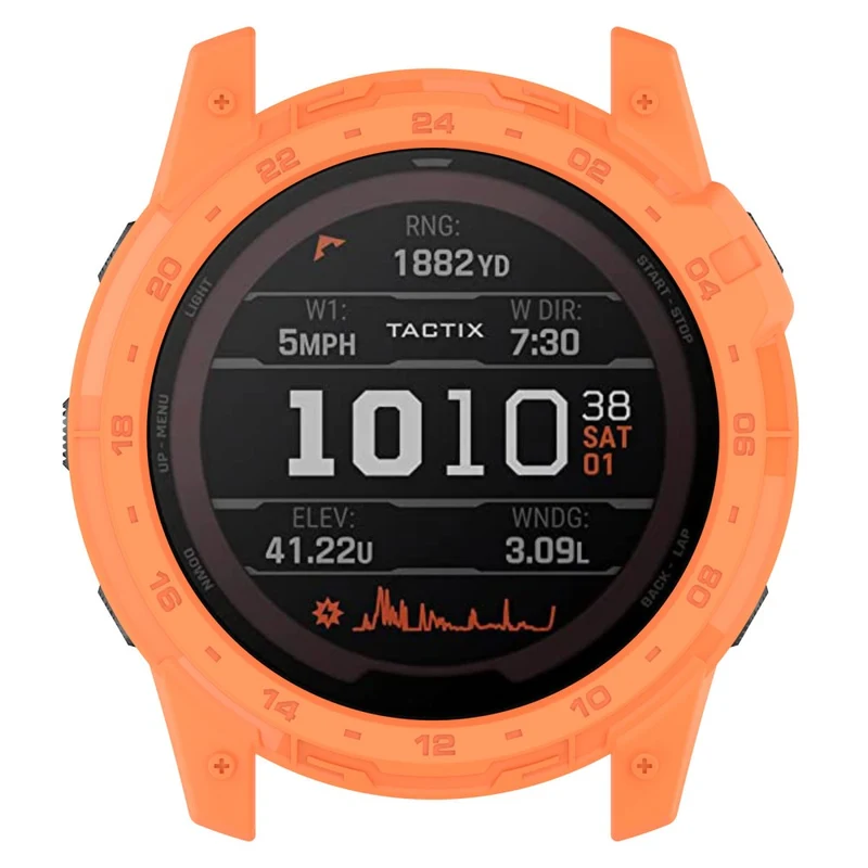 Garmin Tactix 7 AMOLED Edition Watch Case Hollow Flexible Frame with Dial Plate