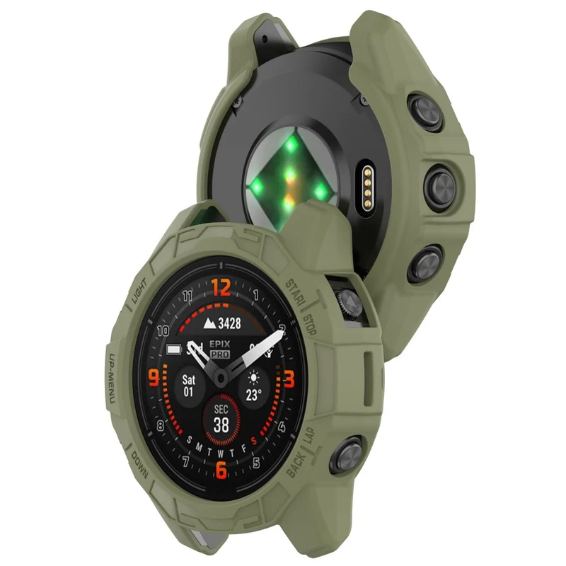 Garmin Quatix 7 Pro Anti-collision Scratch Resistant Smartwatch Case Hollow Protective Frame
