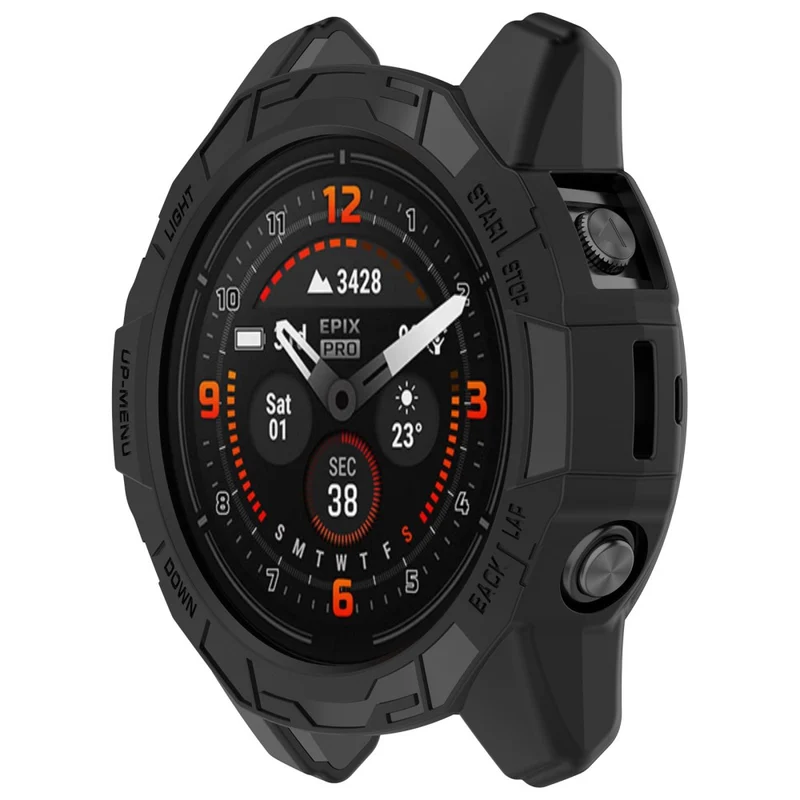 Garmin Quatix 7 Pro Anti-collision Scratch Resistant Smartwatch Case Hollow Protective Frame
