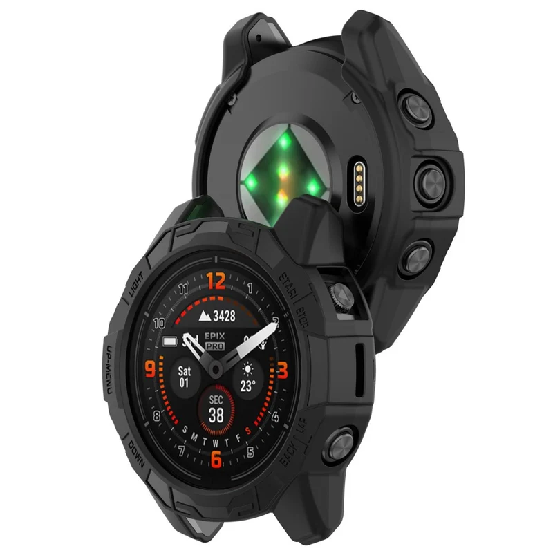 Garmin Quatix 7 Pro Anti-collision Scratch Resistant Smartwatch Case Hollow Protective Frame