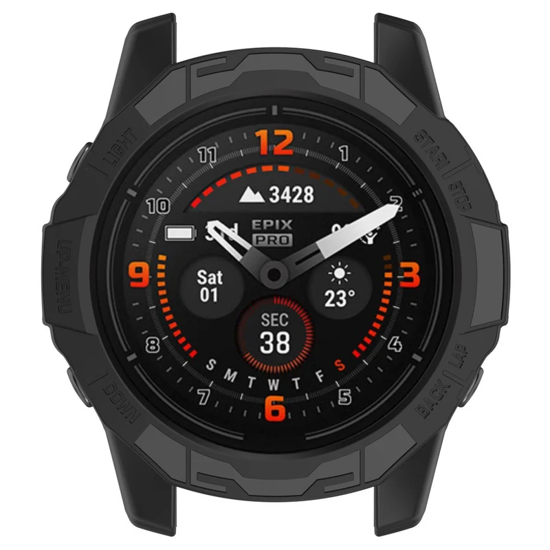 Garmin Quatix 7 Pro Anti-collision Scratch Resistant Smartwatch Case Hollow Protective Frame