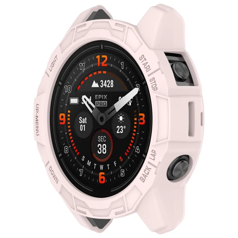 Garmin Quatix 7 Pro Anti-collision Scratch Resistant Smartwatch Case Hollow Protective Frame
