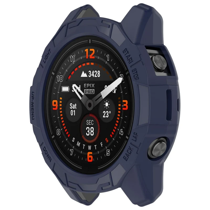 Garmin Quatix 7 Pro Anti-collision Scratch Resistant Smartwatch Case Hollow Protective Frame
