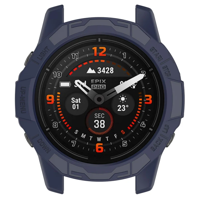 Garmin Quatix 7 Pro Anti-collision Scratch Resistant Smartwatch Case Hollow Protective Frame