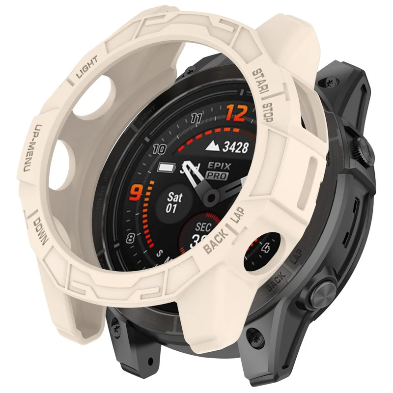 Garmin Quatix 7 Pro Anti-collision Scratch Resistant Smartwatch Case Hollow Protective Frame