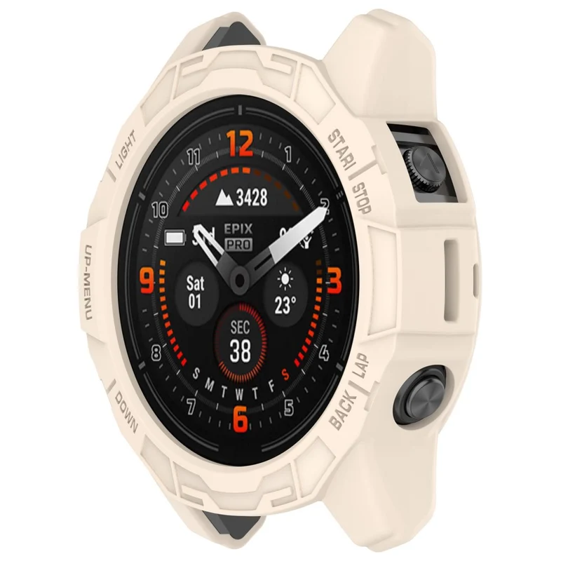 Garmin Quatix 7 Pro Anti-collision Scratch Resistant Smartwatch Case Hollow Protective Frame