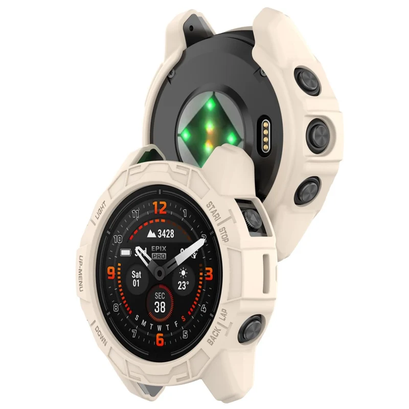Garmin Quatix 7 Pro Anti-collision Scratch Resistant Smartwatch Case Hollow Protective Frame