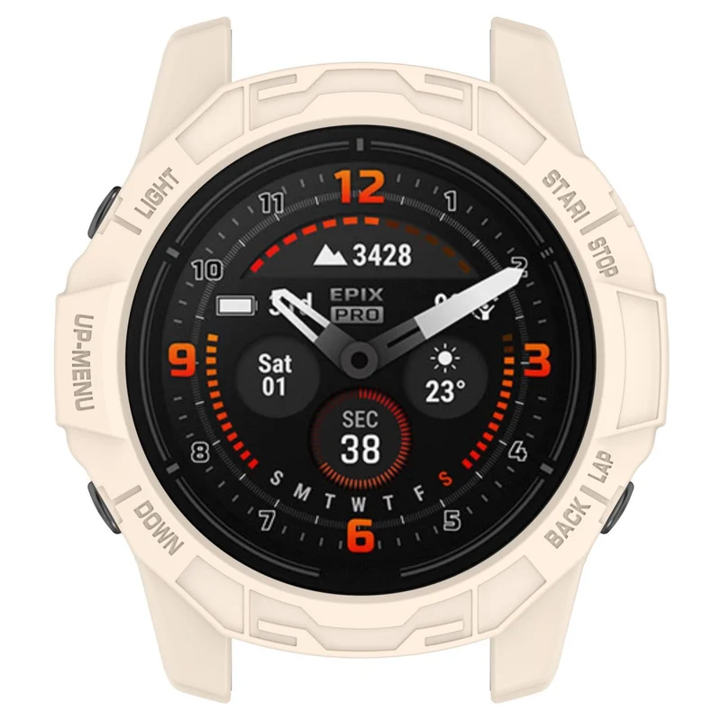 Garmin Quatix 7 Pro Anti-collision Scratch Resistant Smartwatch Case Hollow Protective Frame