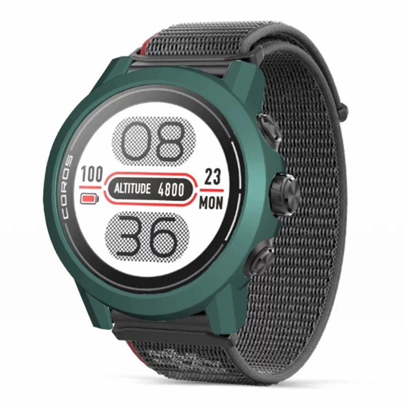 Coros Apex 2 Watch Frame Hard Shockproof Protective Cover - Midnight Green