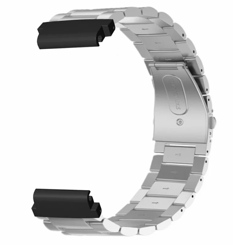 Huami Amazfit Falcon / Garmin Fenix 7 / 6 / 5 Watch Band Stainless Steel Strap with 22mm Bump Resistant Connector