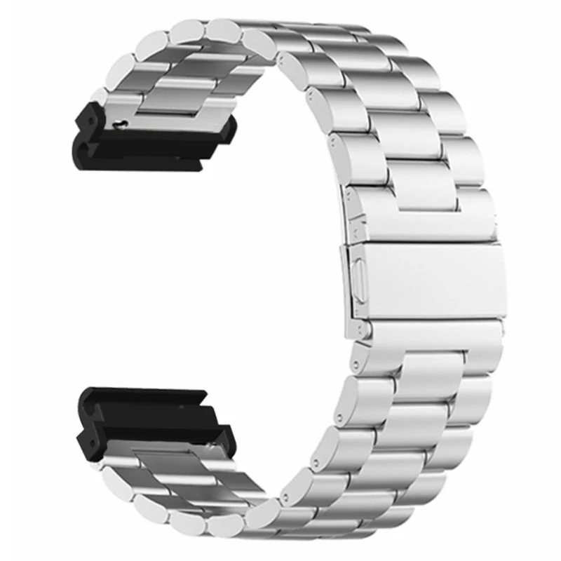 Huami Amazfit Falcon / Garmin Fenix 7 / 6 / 5 Watch Band Stainless Steel Strap with 22mm Bump Resistant Connector