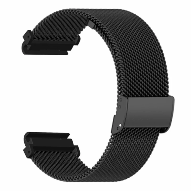 Huami Amazfit Falcon / Garmin Fenix 7 / 6 / 5 Watch Strap Milanese Mesh Band with 22mm Bump Resistant Connector