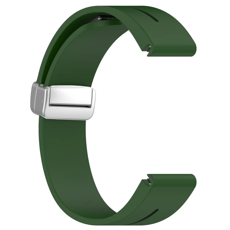 Garmin 22mm Quickfit Watch Band Dual Color Strap with Silver Buckle - Grey+White