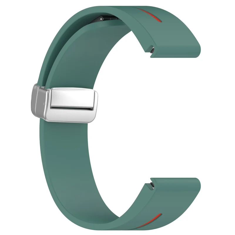 Garmin 22mm Quickfit Watch Band Dual Color Strap with Silver Buckle - Grey+White