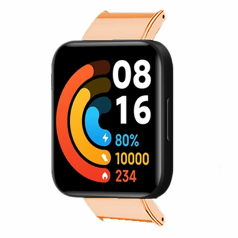 1 Pair Xiaomi Redmi Watch 2 / Watch 2 Lite Connection Adapter 18mm Metal Watch Strap Connector