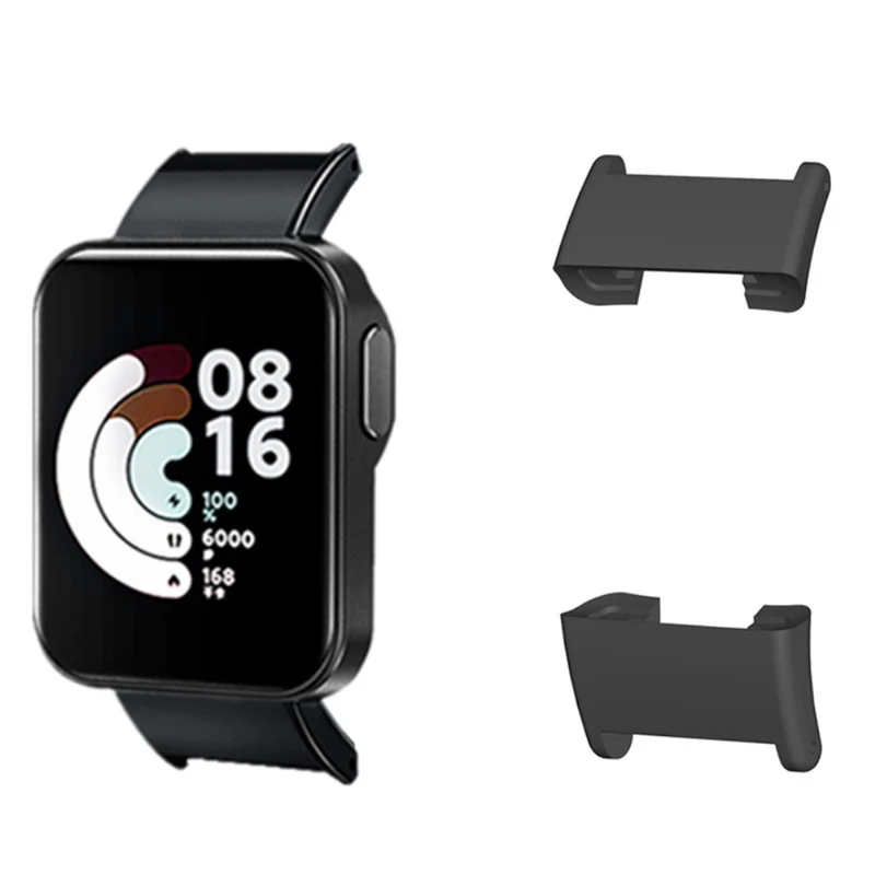 1 Pair Xiaomi Mi Watch Lite Metal Replacement Adapter 18mm Watch Band Connector Kit