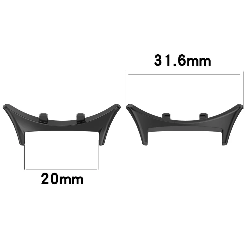 1 Pair Watch Strap Connector Vivo Watch 3 Metal Adapter Replaceable 20mm