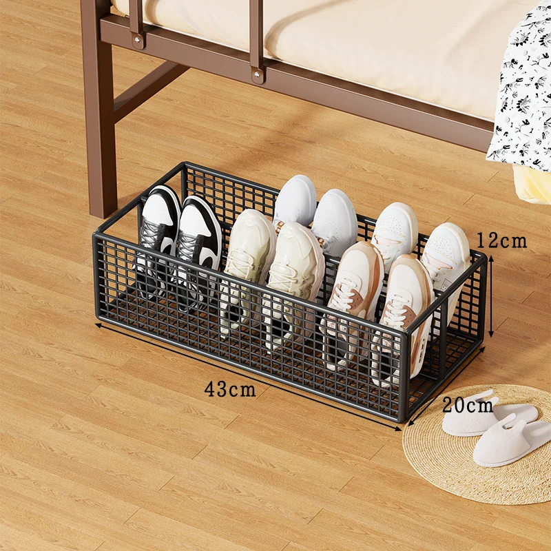 Unterbett Metallgitter Schuhschubladenorganisator mit Mehrfachfächern Trenner