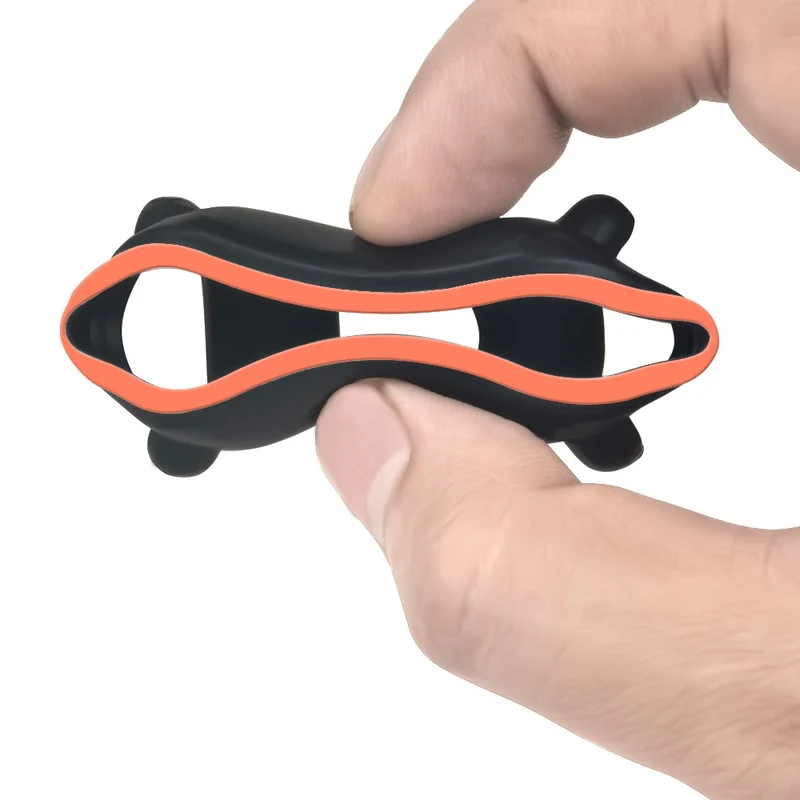 Huami Amazfit Bip / Bip Lite Protective Edge Case Dual Color Silicone Watch Cover - Black+Orange