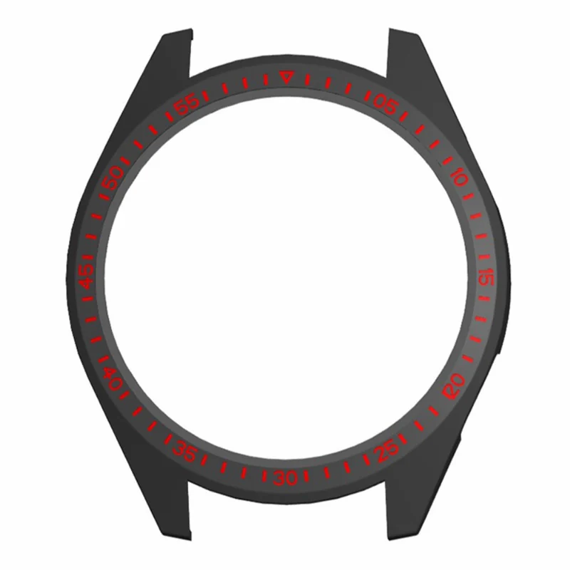Aigo GT8 Half-Wrapped Protective Cover Hard Frame Watch Case with Dial Plate - Black+Blue