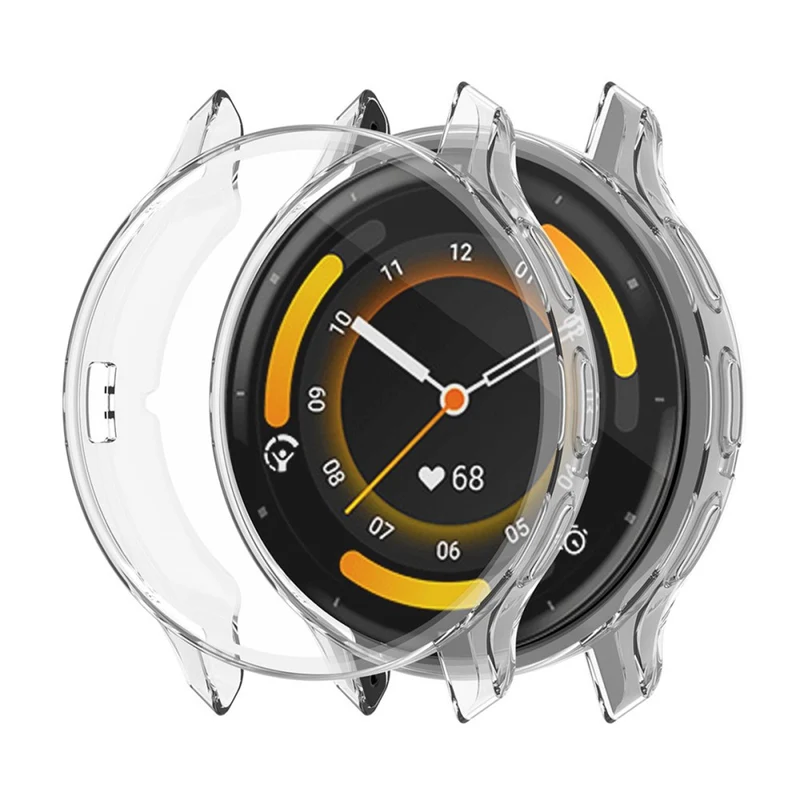 ENKAY HAT PRINCE Garmin Venu 3S Transparent Flexible Cover Fingerprint Free Watch Case