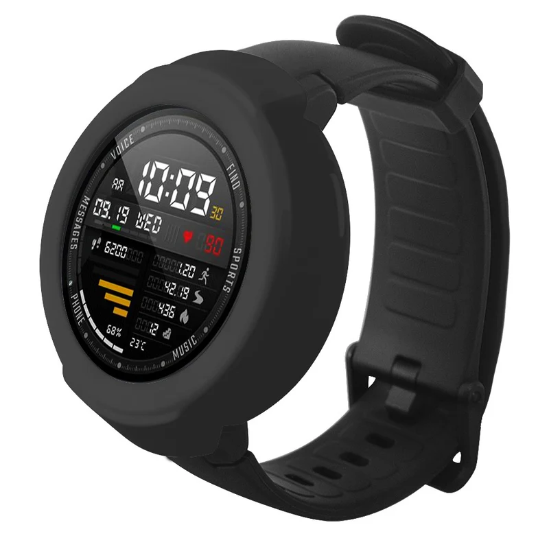 Huami Amazfit Verge / Verge Lite Silicone Bumper Frame Hollowed Protective Cover