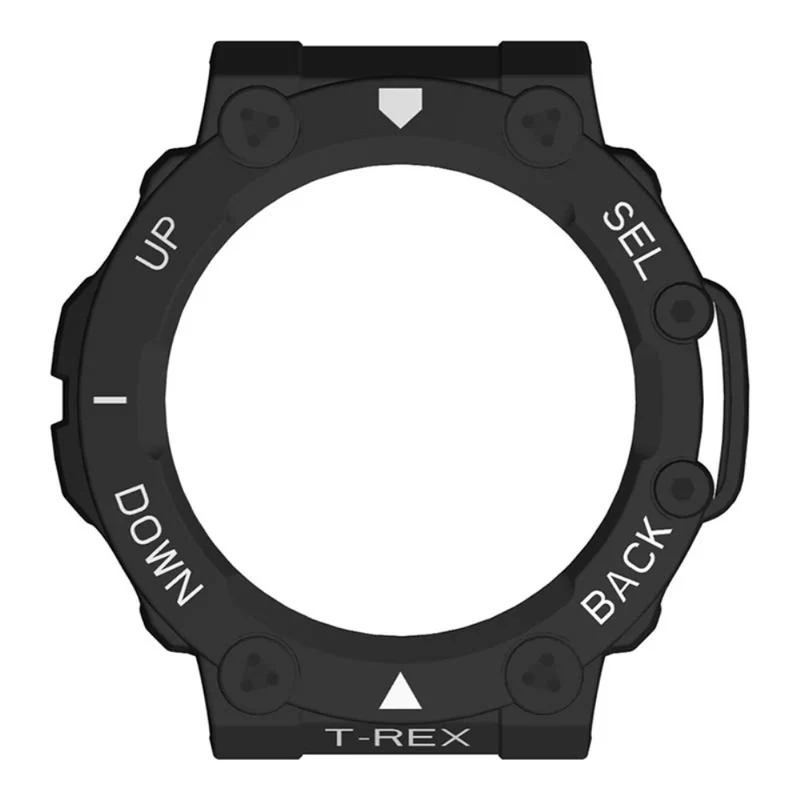 Huami Amazfit T-Rex 2 Watch Case Cover Quick Release Hard Watch Protective Case - Black / White