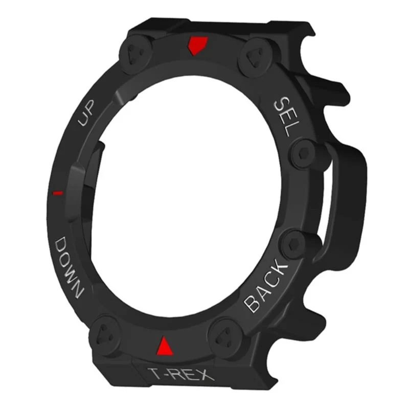 Huami Amazfit T-Rex 2 Watch Case Cover Quick Release Hard Watch Protective Case - Black / White